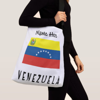 Venezuela - Venezolanische Flagge Personalisiert Tragetaschen Mit Langen Trägern