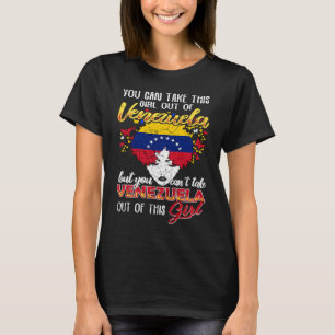 Venezuela Venezolanisches Mädchen T-Shirt