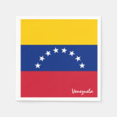 Venezuela & Venezuela Flag Party Mode / sport Serviette (Vorderseite)