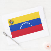 Venezuela/Venezuela-Flagge Rechteckiger Aufkleber (Umschlag)