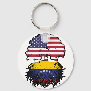 Venezuela Venezuela Venezuelan American USA Tree R Schlüsselanhänger