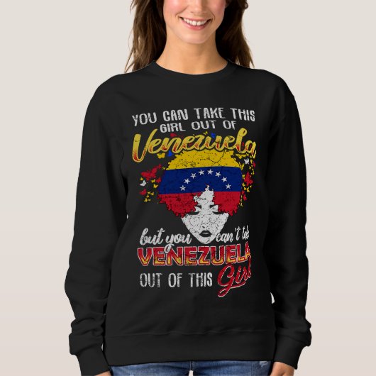Venezuela Venezuelan Girl Sweatshirt (Vorderseite)