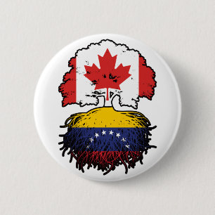 Venezuela Venezuelan kanadische Treppenroots Button