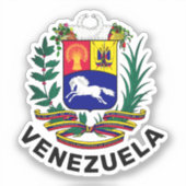 Venezuela-Wappen Aufkleber (Vorderseite)