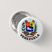 Venezuela-Wappen Button (Vorne & Hinten)