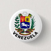 Venezuela-Wappen Button (Vorderseite)