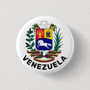 Venezuela-Wappen Button