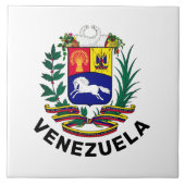 Venezuela-Wappen Fliese (Vorderseite)