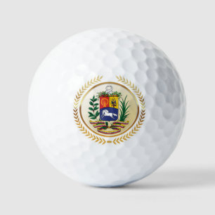 Venezuela-Wappen Golfball