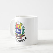 Venezuela-Wappen Kaffeetasse (Vorderseite Links)
