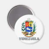 Venezuela-Wappen Magnet (Vorderseite/Rückseite)