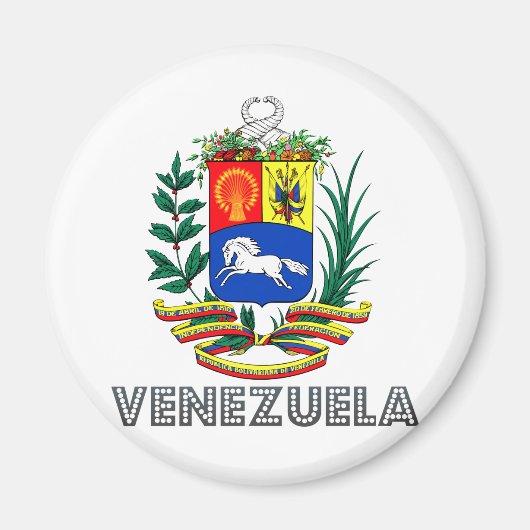 Venezuela-Wappen Magnet (Vorne)