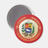 Venezuela-Wappen Magnet (Vorderseite/Rückseite)