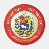 Venezuela-Wappen Magnet (Vorne)