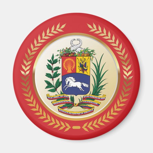 Venezuela-Wappen Magnet (Vorne)