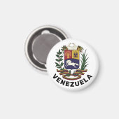 Venezuela-Wappen Magnet (Vorderseite/Rückseite)