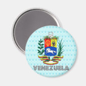 Venezuela-Wappen Magnet (Vorderseite/Rückseite)