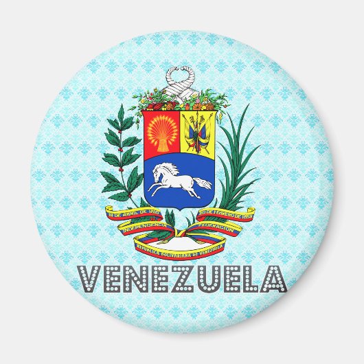 Venezuela-Wappen Magnet (Vorne)