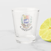 Venezuela-Wappen Schnapsglas (Rückseite)