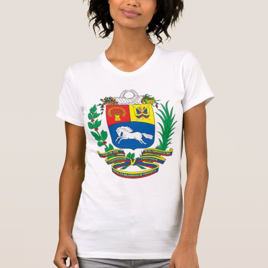 Venezuela-Wappen T - Shirt (Vorderseite)