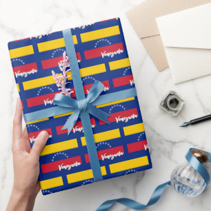 Venezuela Wrapping Paper, venezolanische Flaggenpa Geschenkpapier