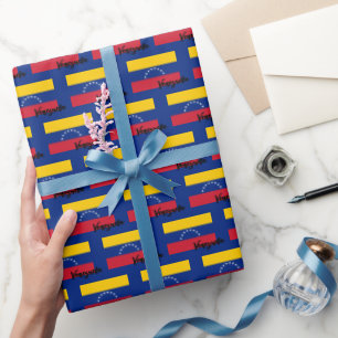 Venezuela Wrapping Paper, venezolanischer Flaggenp Geschenkpapier