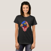 Venezuelan Blut in mir Venezuela Amerika Herz T-Shirt (Vorne ganz)