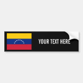 Venezuelan flag custom bumper sticker for car autoaufkleber (Vorne)