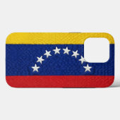 Venezuelan flag embroidery style design Case-Mate iPhone hülle (Rückseite (Horizontal))