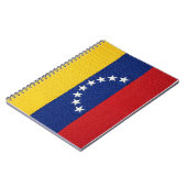 Venezuelan flag embroidery style design notizblock (Linke Seite)