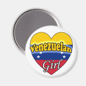 Venezuelan Girl Magnet (Vorderseite/Rückseite)