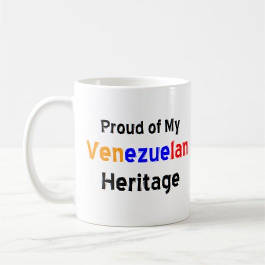venezuelanische Kaffeekaffee-Tasse Kaffeetasse (Links)