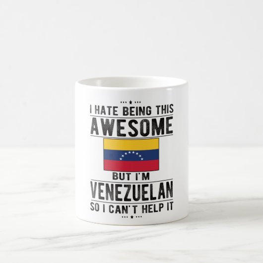 Venezuelische Flagge Venezuela stolz venezolanisch Kaffeetasse (Mittel)