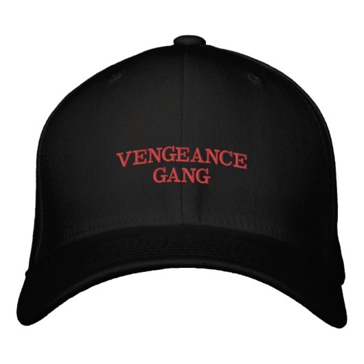 VENGEANCE GANG BESTICKTE BASEBALLKAPPE (Vorderseite)