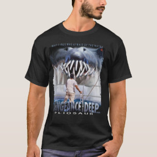 Vengeance vom tiefen - Pliosaur - schwarzen T - T-Shirt