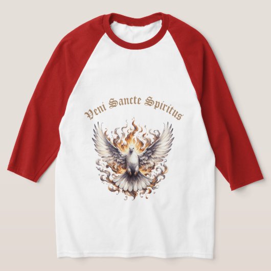 Veni Sancte Spiritus - Komm Heiliger Geist Raglan T-Shirt (Ablage )
