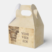 Veni Vidi Edi Funny Altes Rom Lateinisches Sprichw Geschenkschachtel (Vorderseite)