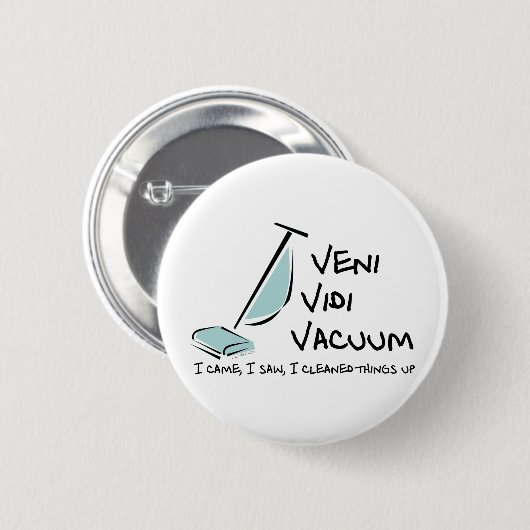 Veni Vidi Vakuum Button (Vorne & Hinten)