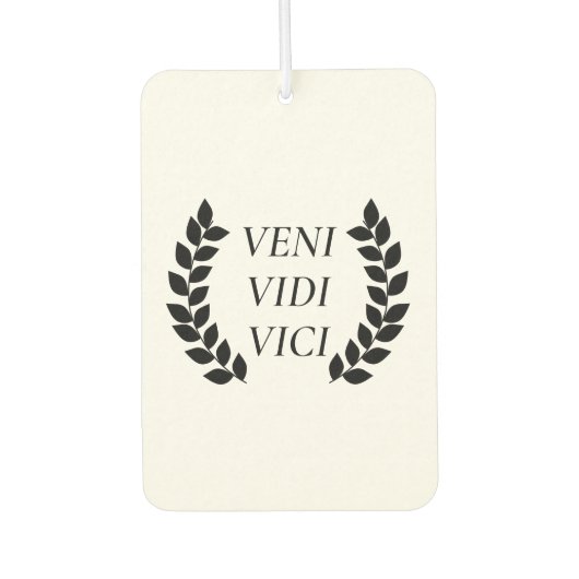 Veni Vidi Vici Autolufterfrischer (Vorderseite)