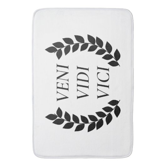 Veni Vidi Vici Badematte (Vorderseite Vertikal)