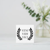 Veni Vidi Vici Begleitkarte (Stehend Vorderseite)