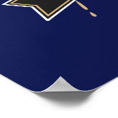 Veni Vidi Vici Blue Poster (Ecke)