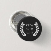 Veni Vidi Vici Button (Vorne & Hinten)