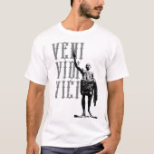 Veni Vidi Vici Caesar Motivierend Quote Mens T-Shirt (Vorderseite)
