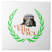 Veni Vidi Vici Fliese (Vorderseite)