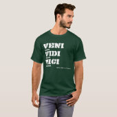Veni Vidi Vici, Gaius, Julius, Caesar, - SFG Pro… T-Shirt (Vorne ganz)