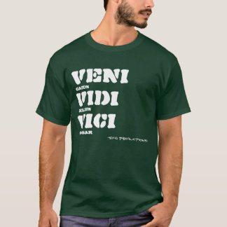 Veni Vidi Vici, Gaius, Julius, Caesar, - SFG Pro… T-Shirt