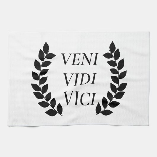 Veni Vidi Vici Geschirrtuch (Horizontal)