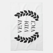 Veni Vidi Vici Geschirrtuch (Vertikal)