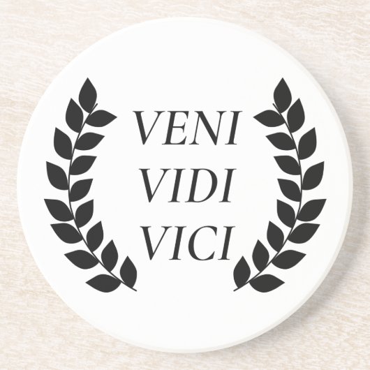 Veni Vidi Vici Getränkeuntersetzer (Vorne)